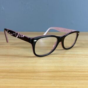 Ray-Ban RB1544 3580 Black Pink Girls Eyeglasses Square Frame Only 48-16 130